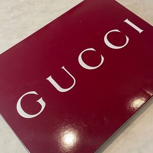 Red Gucci Logo Box 12x16x2